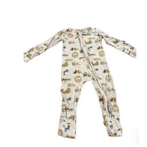 Little Bird Bamboo Winnie the Pooh Convertible Zippy Pajamas 6–9M
